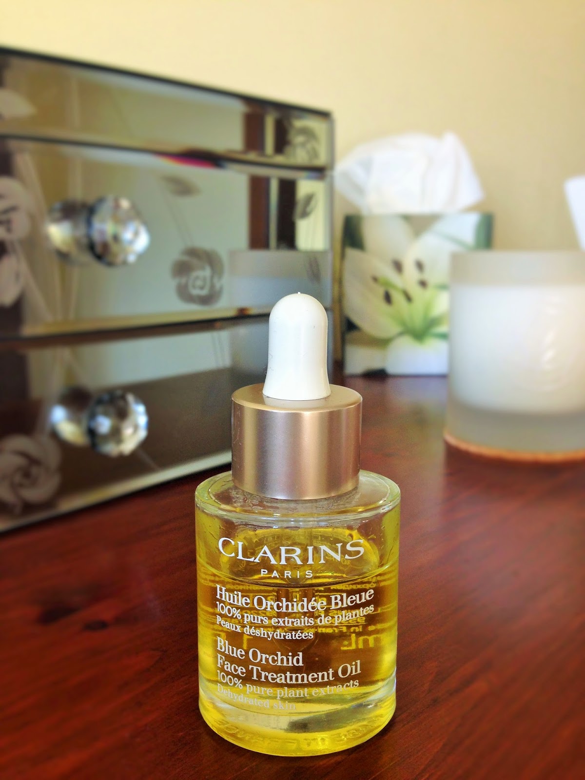 Clarins blue orchid discount face treatment oil